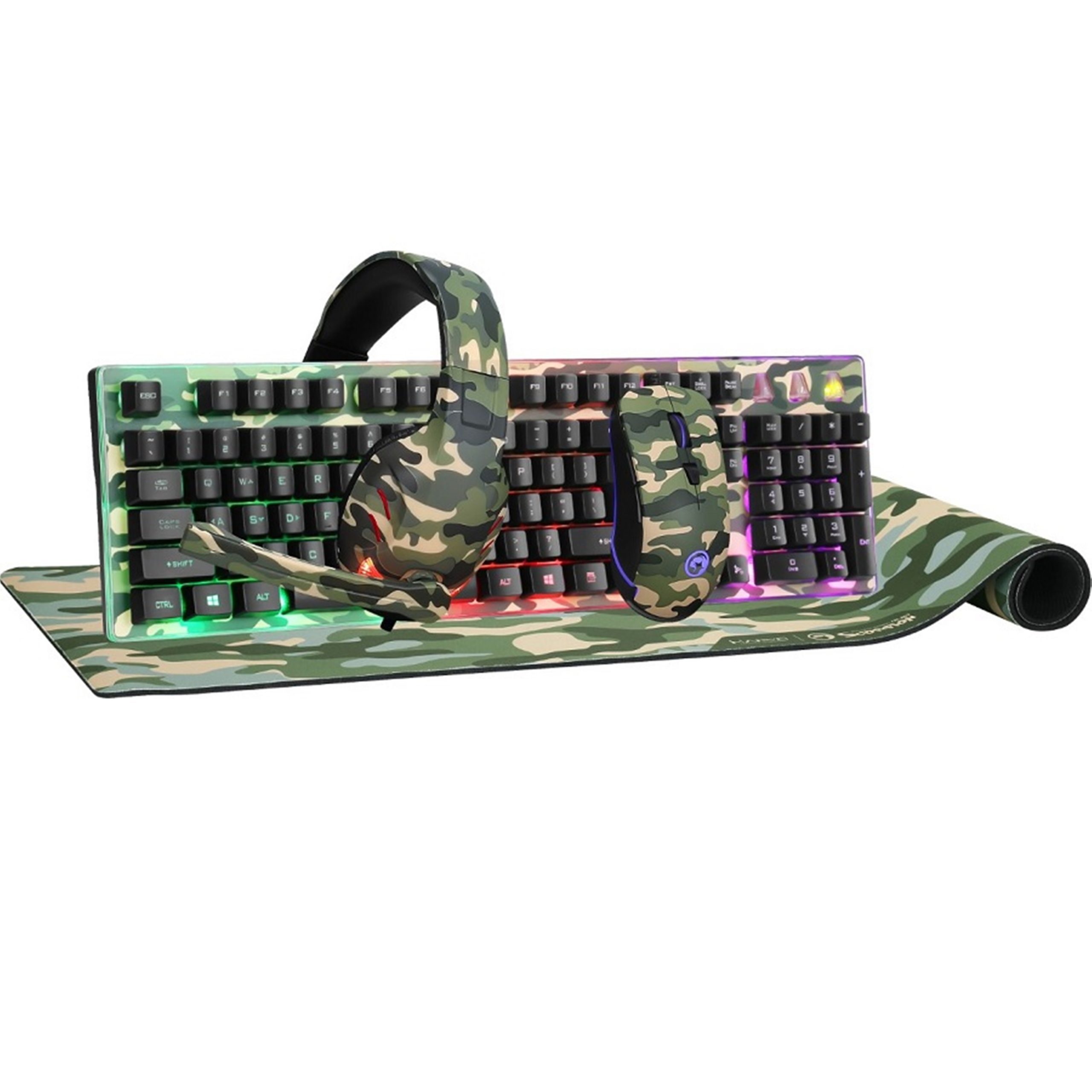 ערכת גיימינג מקצועית הכוללת- מקלדת, עכבר, פד ואוזניות מבית MARVO, 299 שח, להשיג אצל המשווקים המורשים, יחצ חול