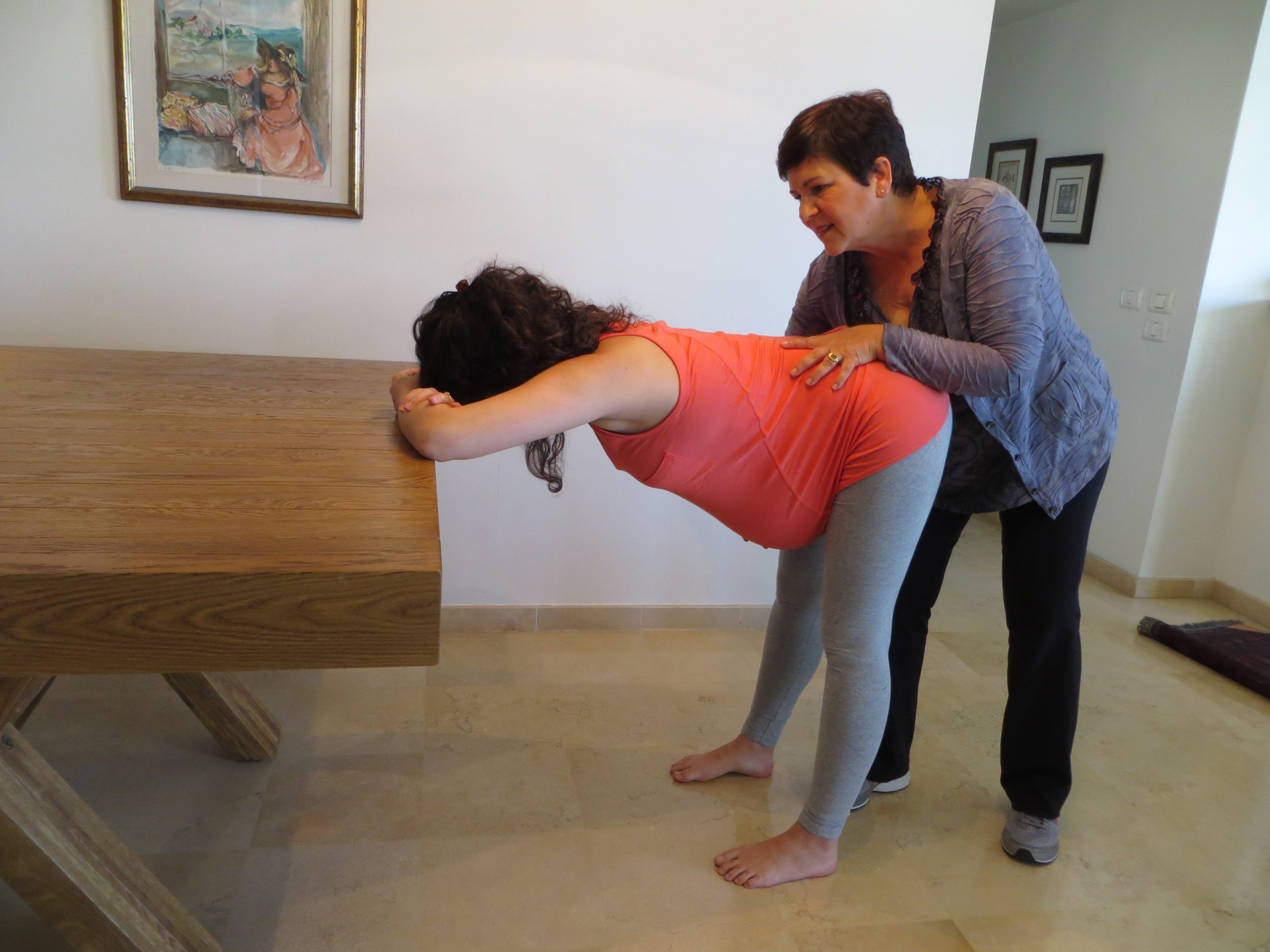 הדולה עידית רוטנברג עם מטופלת בהריון