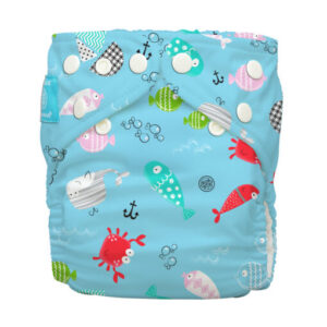 חיתול רב פעמי לתינוק FLORIDA BLUE כותנה אורגנית