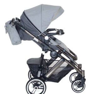 עגלת תינוק טורנדו GT ג'י טי JEANS GRAY totti bambini