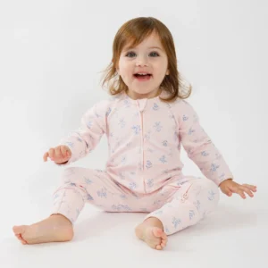 אוברול לתינוק |  אוברול רוכסן דו כיווני מבד ריב עבה  // HONEY BUNNIES