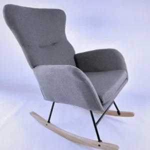 כורסת הנקה דגם לונדון אפורה